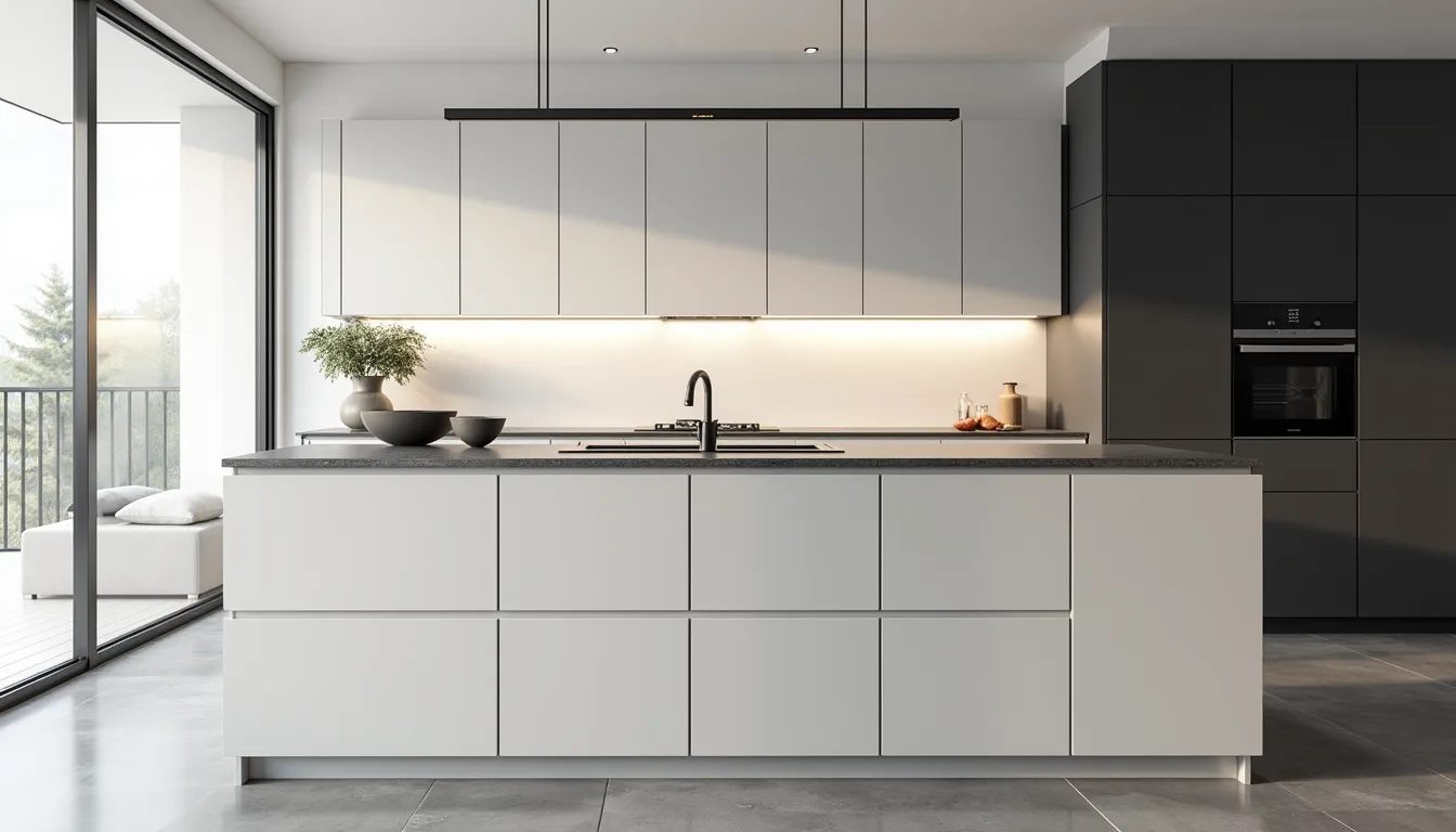 Modern kitchen concept