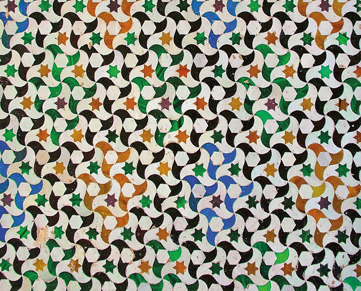 The original Alhambra tilework