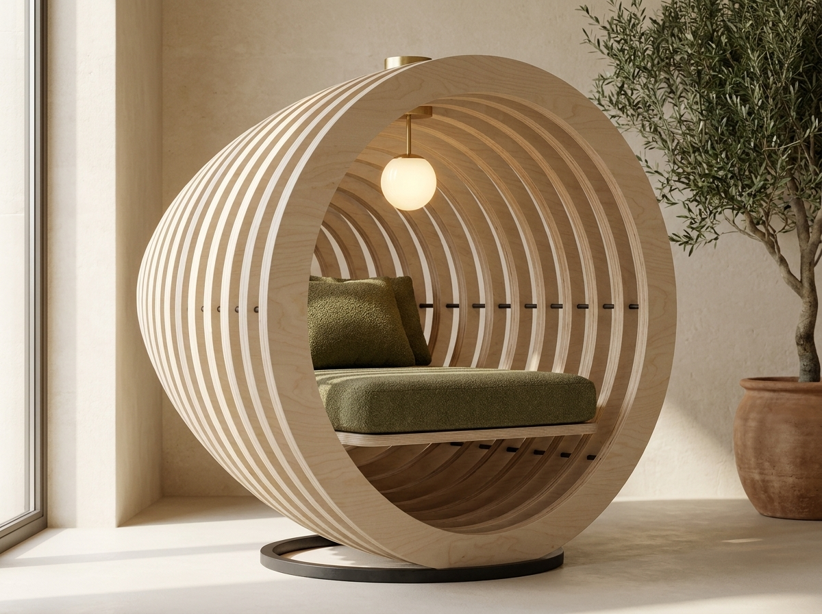 Option 1 — ring construction, original proportions, with reading light